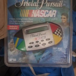 Hasbro Trivia Pursuit NASCAR EDITION Handheld Electronic Trivia Game