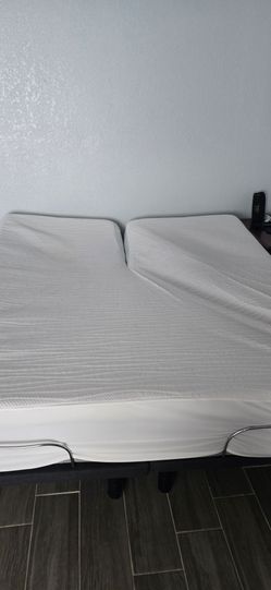 CALI KING sleep number and adjustable base