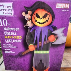 Halloween New Led 10ft. Reaper Giant