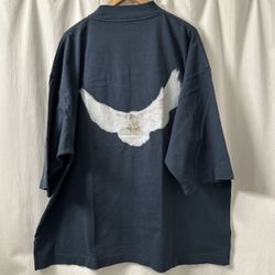 NWOT Yeezy Gap Engineered by Balenciaga Dove 3/4 Sleeve Men’s Tee Shirt | S