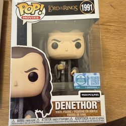 Funko Pop 1991 limited edition Lord of the Rings Denethor 9500 piece
