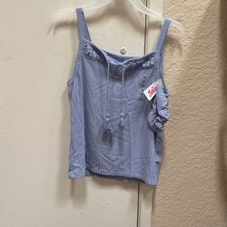New Justice Girls Shirt With Matching Hair Tie Size 12