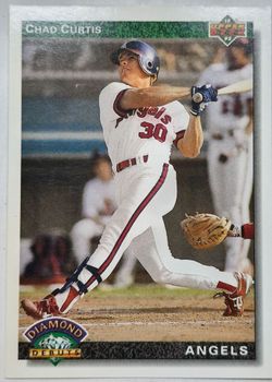 1992 Upper Deck Chad Curtis Diamond Debuts Baseball Card # 774 Unc