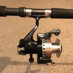 Power plus trophy class spinning rod and reel combo