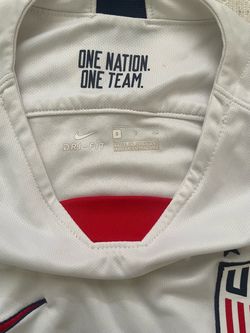 USA white soccer jersey size small