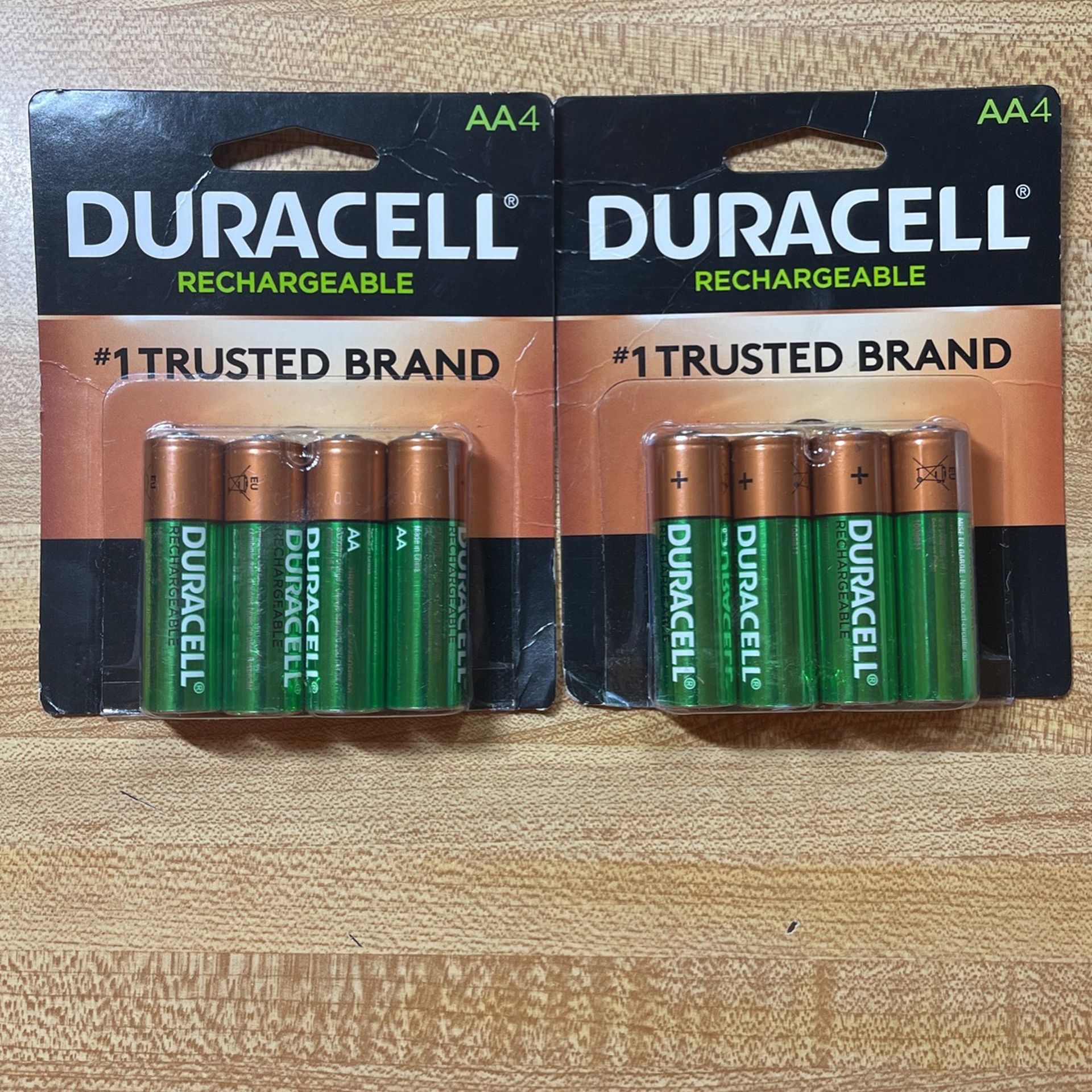 Duracell Rechargeable AA batteries Qty 8