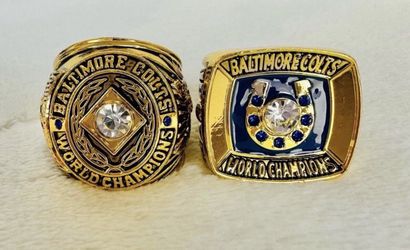 2PCS Baltimore Colts Fan Rings SET, 1958/1970