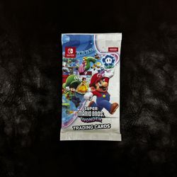 Super Mario Bros Wonder - TRADING CARD PACK ONLY - New and Sealed