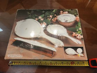 Silver Vanity Set