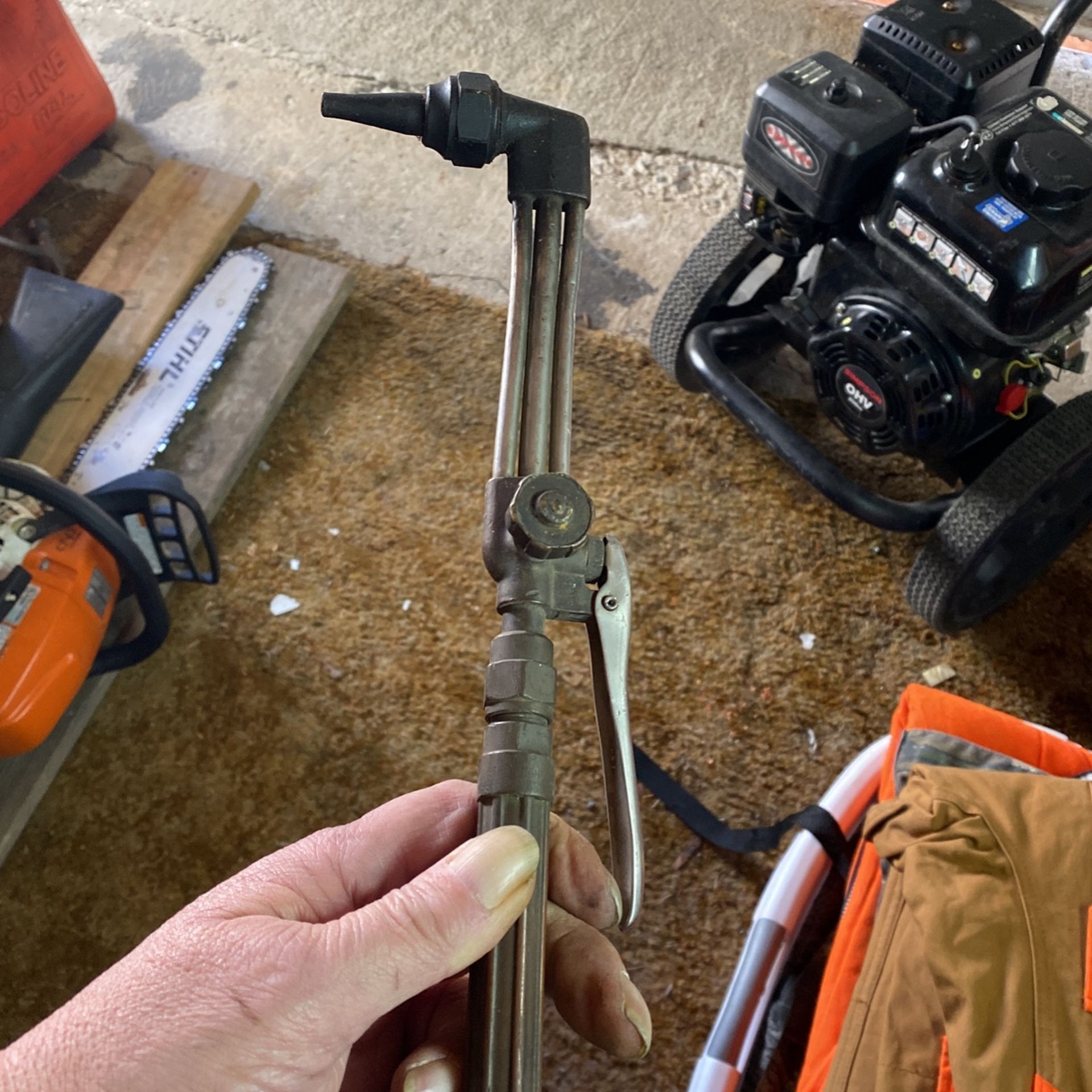 Settling torch tip