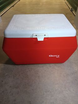 Vintage 1980s Cooler Ice Chest Ice Box Gott Excellent Condition Everything Works