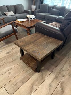Macys Pumona Reclaimed Wood / Metal Coffee/ side table