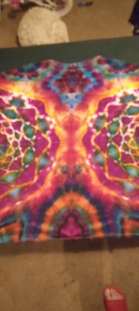 Hand Made Tie Dye Fire Pheonix