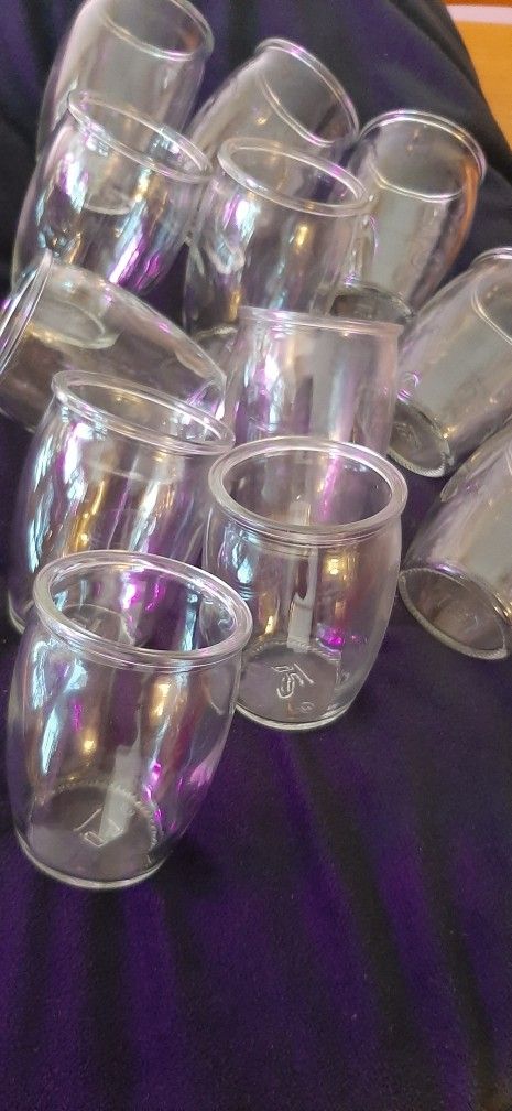 18 Juice Glasses or dessert cups- use for a craft...