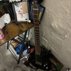 Electric Guitar Black 