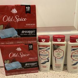 Old Spice Bar Soaps And Body Wash 