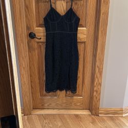 Lulus Black Lace Dress