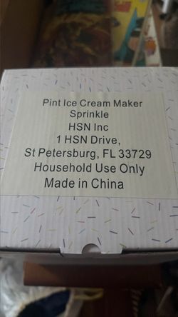 2 Pint Ice Cream Maker Sprinkle and Mint color by HSN