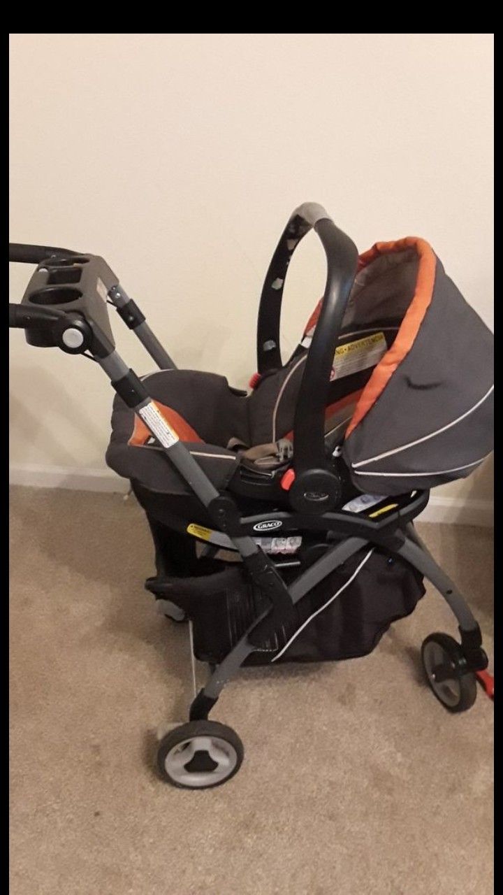 Graco SnugRide Click Connect 35 Infant Car Seat, Tangerine