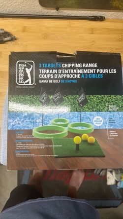 Golf chipping range target practice