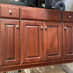 Two Free Vanities/cabinets With Tops