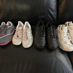 4 Pair Of Sport Sneakers 3 Pair For Women One Pair For Men   Nike Adidas And Reebok 