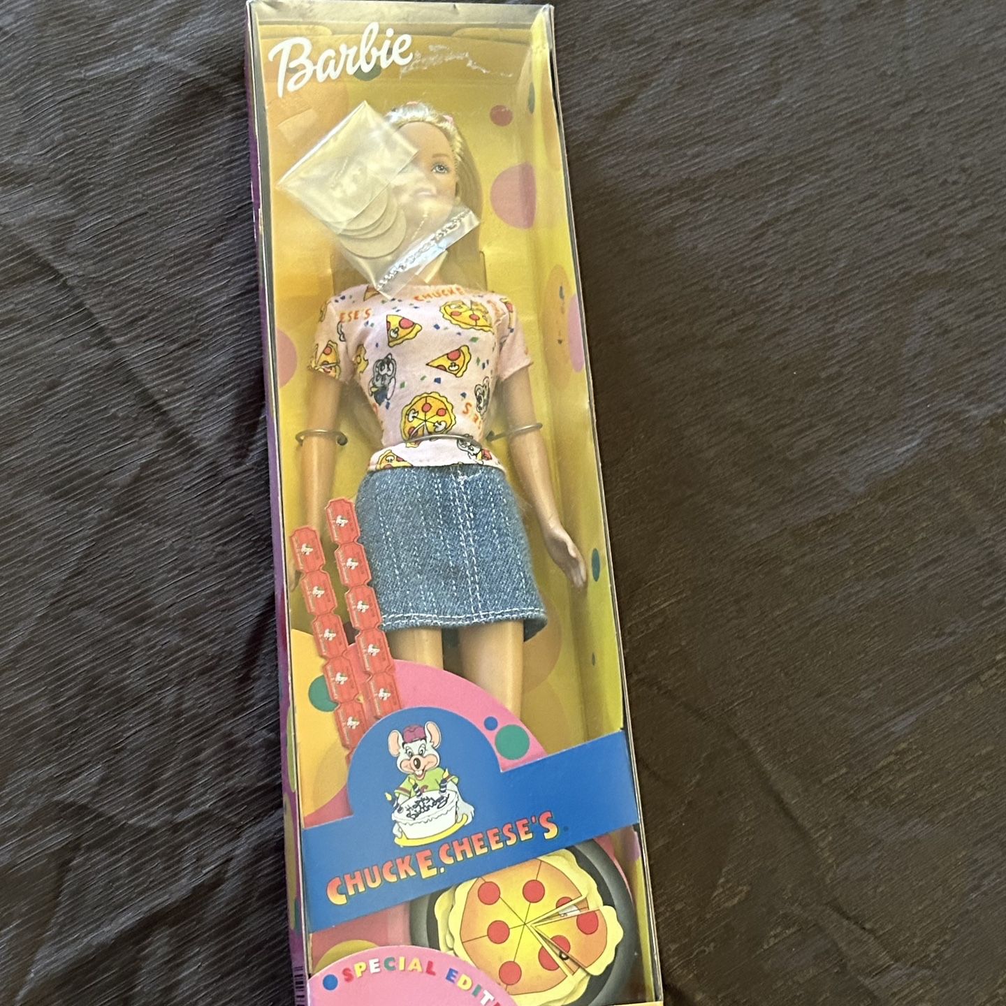 Chuck e cheese barbie sale