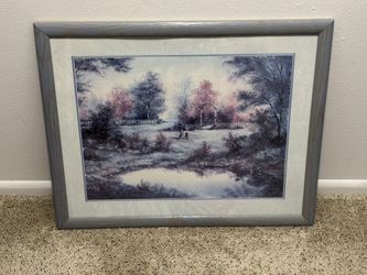 Framed Painting/Print (30.5” wide x 24.5” tall)
