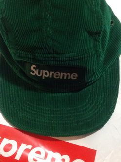 Supreme 2012 Corduroy Camp Cap Green