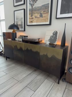 Joss & Main Noemi 82in Sideboard - Distressed Ombre Brass