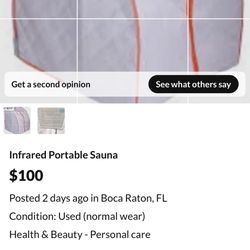Infrared Portable Sauna 