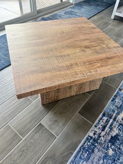 Square Wood Coffee Table