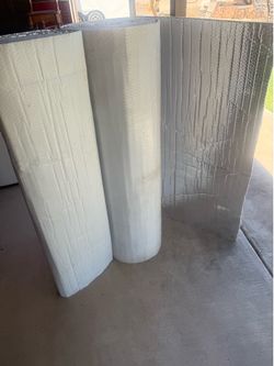 Reflective insulation radiant barrier bubble. New 4ft x 100 plus 4ft ~ 50ft