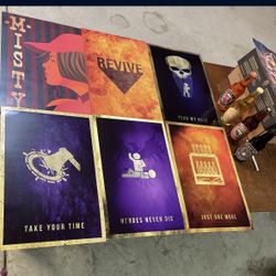 COD zombies Posters And Perk Bottles 