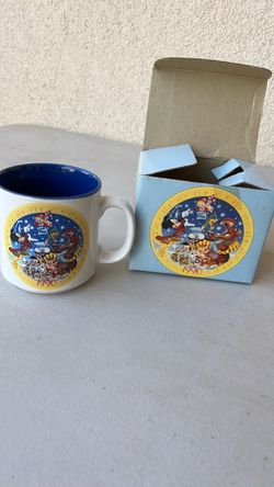 Disney 1990 Christmas Holiday Ceramic Mug