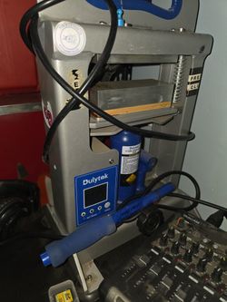 Complete Dulytek DHP7 7-Ton Hydraulic Rosin Press - Mint Condition & Ready to Press