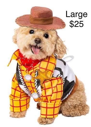 Dogs Toy Story Woody Halloween costume