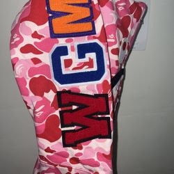 Pink Bape Hoodie 