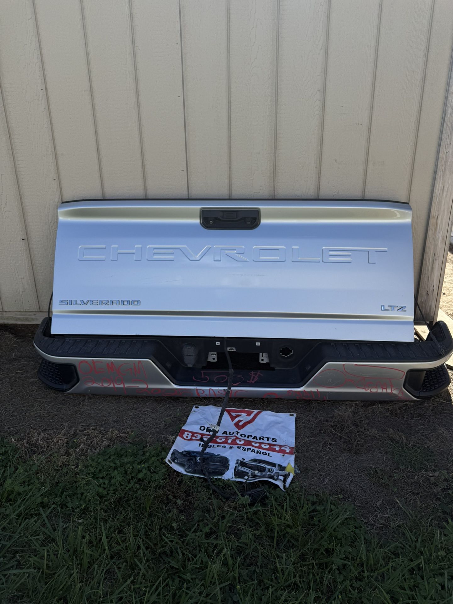 2021 2022 2024 2025 Chevy Silverado Chevrolet 2500 And 3500 HD rear Tailgate And Rear Bumper Single Exhaust 