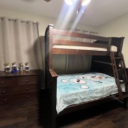 Twin Over Full Bunk Bed And Dresser