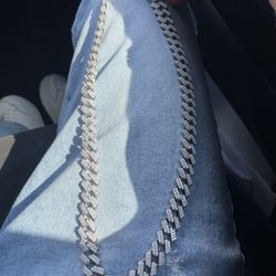 Chain VVS Moissanite Plate 925