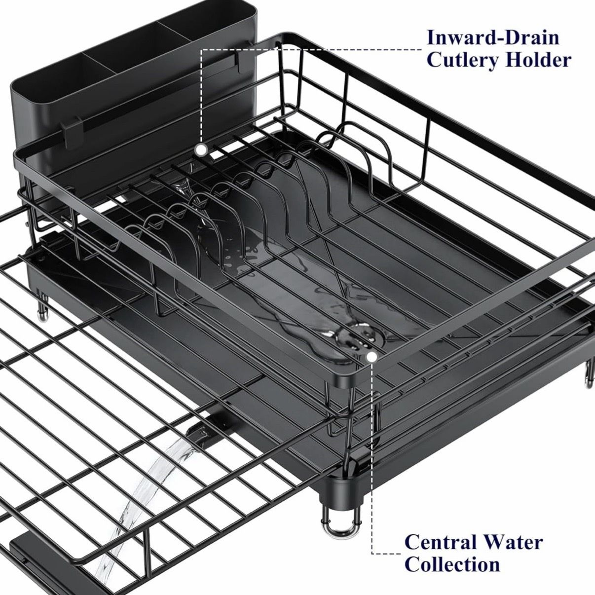 Extendable Dish Drying Rack 🍽✨