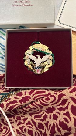 Christmas Ornaments From White House 1998
