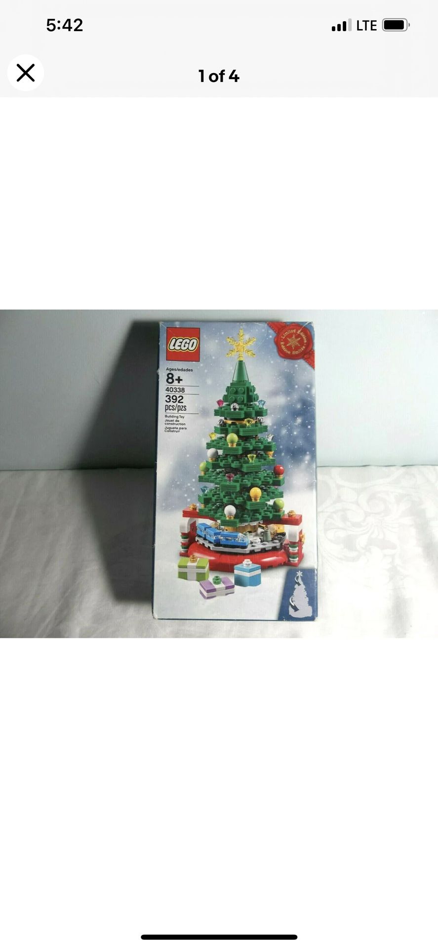LEGO 40338 Christmas Tree - Factory Sealed- Retired Set