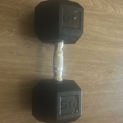50 lbs dumbbell (single)