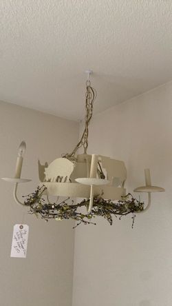 Modern farmhouse chandelier