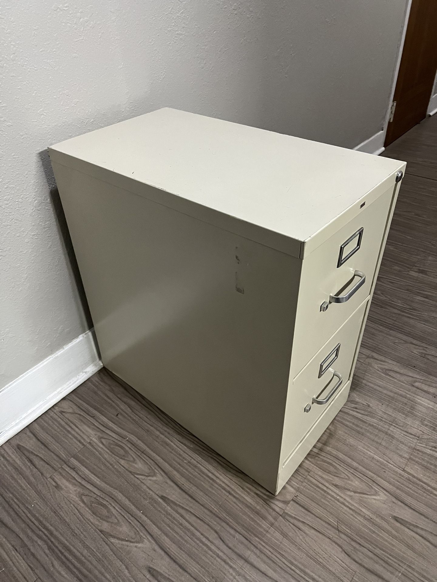 Two-Drawer Metal File Cabinet