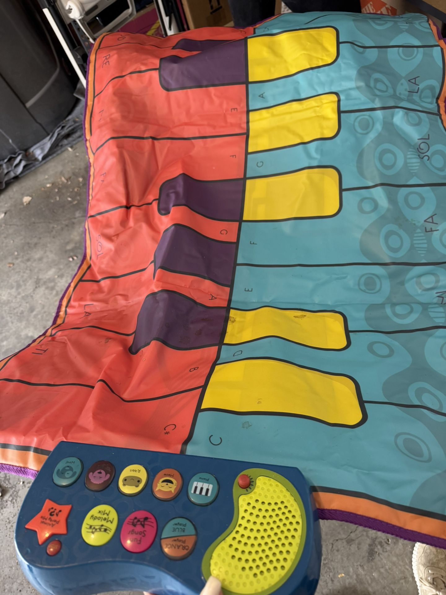 Music Piano Mat