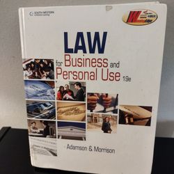 Law For Business And Personal Use