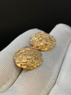 3/4" GOLD EARRINGS #36031